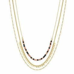 Sonoma Goods For Life® Gold Tone Layered Beaded Necklace