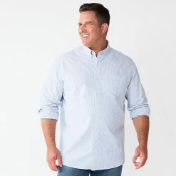 Big & Tall Sonoma Goods For Life® Perfect Length Button-Down Shirt Diamond Navy 25 Big & Tall Sonoma Goods For Life® Perfect Length Button-Down Shirt Diamond Navy -Sonoma Goods For Life shop unnamed file 1210