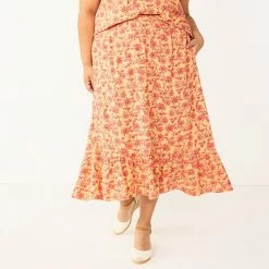 Plus Size Sonoma Goods For Life® Pull-On Tiered Skirt Eastwood Floral Print 8 Plus Size Sonoma Goods For Life® Pull-On Tiered Skirt Eastwood Floral Print -Sonoma Goods For Life shop unnamed file 12127