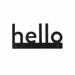 Sonoma Goods For Life® Hello 4-Hook Wall Decor