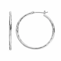 Sonoma Goods For Life™ Textured Hoop Earrings