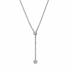 Sonoma Goods For Life® Silver Tone Nickel Free Hammered Long Necklace