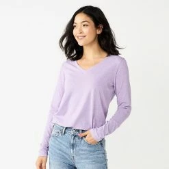 Women's Sonoma Goods For Life® Everyday V-Neck Long Sleeve Tee Black Scatter Floral 26 Women's Sonoma Goods For Life® Everyday V-Neck Long Sleeve Tee Black Scatter Floral -Sonoma Goods For Life shop unnamed file 122