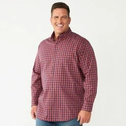 Big & Tall Sonoma Goods For Life® Perfect Length Button-Down Shirt Diamond Navy 36 Big & Tall Sonoma Goods For Life® Perfect Length Button-Down Shirt Diamond Navy -Sonoma Goods For Life shop unnamed file 1221