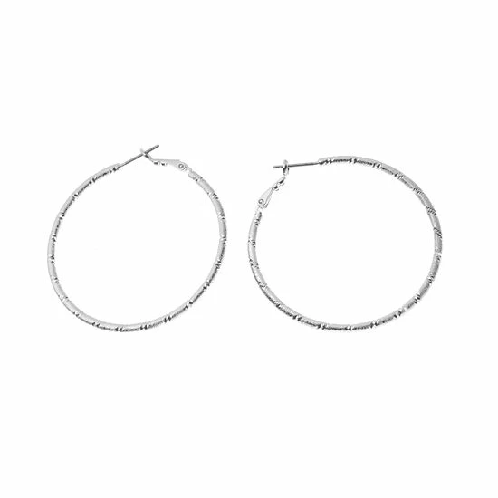 Sonoma Goods For Life™ Diamond-Cut Hoop Earrings 3 Sonoma Goods For Life™ Diamond-Cut Hoop Earrings