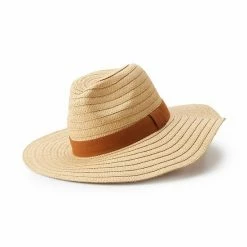 Women's Sonoma Goods For Life Straw Panama Hat Rust