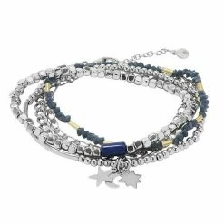 Sonoma Goods For Life® 4 Pack Blue Celestial Mixed Bracelet Set