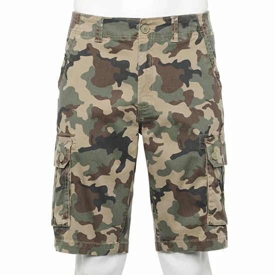 Men's Sonoma Goods For Life® 12-Inch Everyday Cargo Shorts Wood Grain 3 Men's Sonoma Goods For Life® 12-Inch Everyday Cargo Shorts Wood Grain