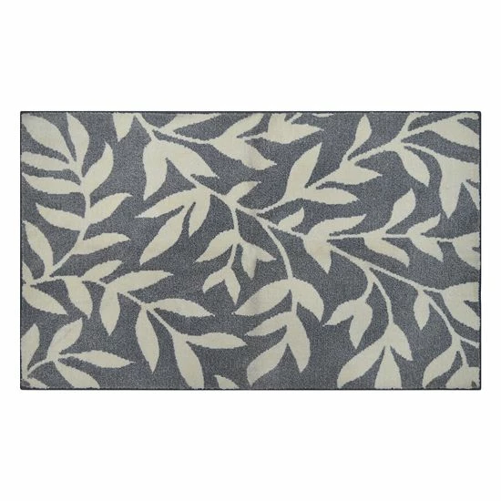 Sonoma Goods For Life® Ultimate Performance Super Soft Washable Rug Gray Leaf 14 Sonoma Goods For Life® Ultimate Performance Super Soft Washable Rug Gray Leaf - Image 12