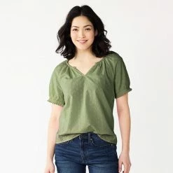 Petite Sonoma Goods For Life® V-Neck Shirred Top Daydream Purple 9 Petite Sonoma Goods For Life® V-Neck Shirred Top Daydream Purple -Sonoma Goods For Life shop unnamed file 12364