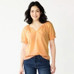 Petite Sonoma Goods For Life® V-Neck Shirred Top Daydream Purple 10 Petite Sonoma Goods For Life® V-Neck Shirred Top Daydream Purple -Sonoma Goods For Life shop unnamed file 12365