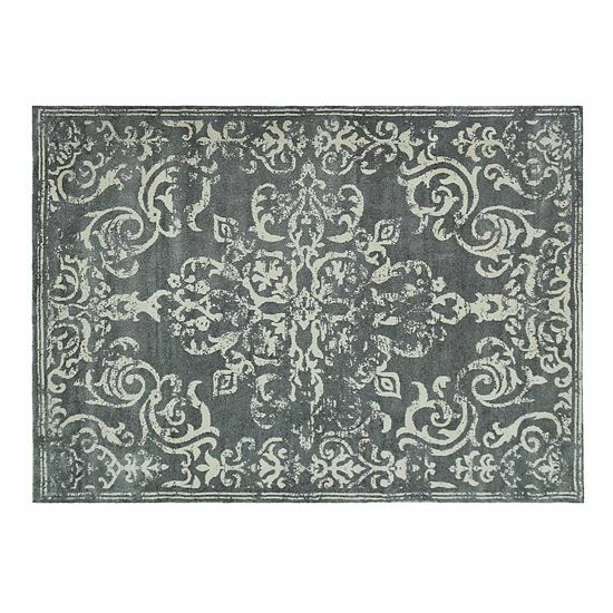 Sonoma Goods For Life® Ultimate Performance Super Soft Washable Rug Gray Leaf 15 Sonoma Goods For Life® Ultimate Performance Super Soft Washable Rug Gray Leaf - Image 13