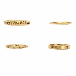 Sonoma Goods For Life 4 Pack Radial Texture Ring Set