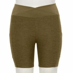 Plus Size Sonoma Goods For Life® Crossover Waist Shorts Pitch Black -Sonoma Goods For Life shop unnamed file 12379