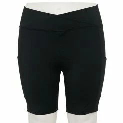 Plus Size Sonoma Goods For Life® Crossover Waist Shorts Pitch Black -Sonoma Goods For Life shop unnamed file 12382