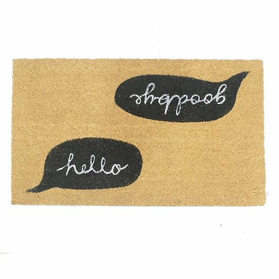 Sonoma Goods For Life® Hello Goodbye 18'' X 30'' Coir Doormat 3 Sonoma Goods For Life® Hello Goodbye 18'' X 30'' Coir Doormat