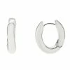 Sonoma Goods For Life® Chubby Mini Hoop Earrings Silver Tone