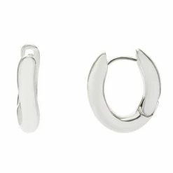 Sonoma Goods For Life® Chubby Mini Hoop Earrings Silver Tone
