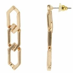 Sonoma Goods For Life® Flat Chain Link Earrings