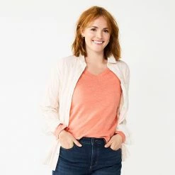 Women's Sonoma Goods For Life® Everyday V-Neck Long Sleeve Tee Black Scatter Floral 29 Women's Sonoma Goods For Life® Everyday V-Neck Long Sleeve Tee Black Scatter Floral -Sonoma Goods For Life shop unnamed file 125