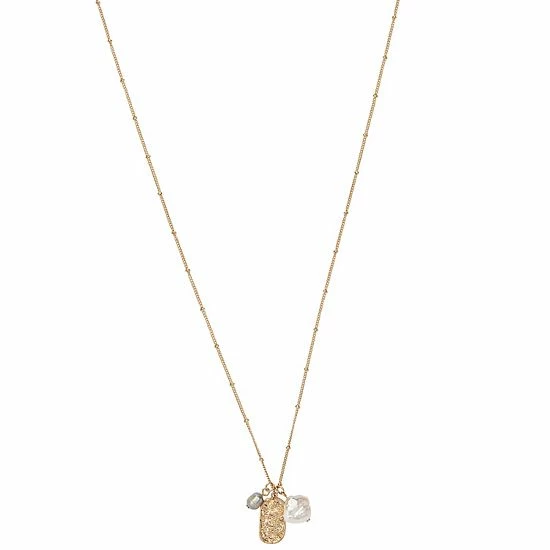 Sonoma Goods For Life® Mixed Pearls & Metal Pendant Necklace 3 Sonoma Goods For Life® Mixed Pearls & Metal Pendant Necklace