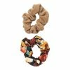 Women's Sonoma Goods For Life® Brown Knit & Multi Printed Scrunchie 2 Pack Set -Sonoma Goods For Life shop unnamed file 12521