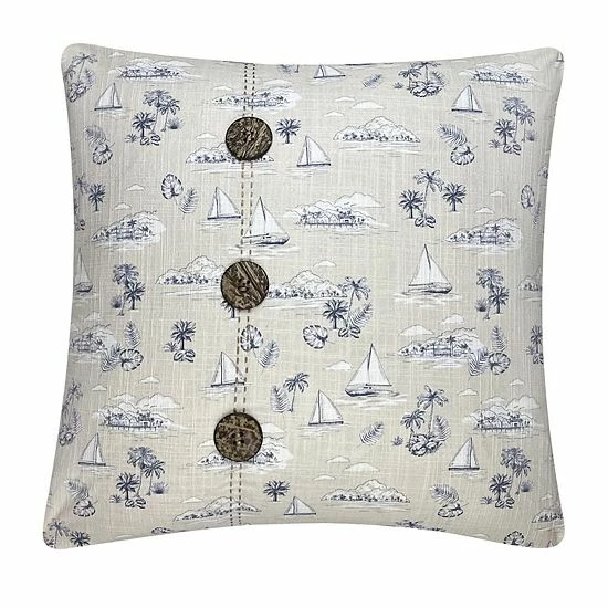 Sonoma Goods For Life® Seaside Toile Feather Fill Throw Pillow 3 Sonoma Goods For Life® Seaside Toile Feather Fill Throw Pillow