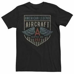 Men's Sonoma Goods For Life® American Legend Aircraft Badge Tee Black