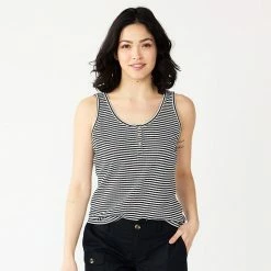 Women's Sonoma Goods For Life® Striped Henley Tank Top Purple Brown Stripe 11 Women's Sonoma Goods For Life® Striped Henley Tank Top Purple Brown Stripe -Sonoma Goods For Life shop unnamed file 12566