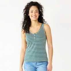Women's Sonoma Goods For Life® Striped Henley Tank Top Purple Brown Stripe 14 Women's Sonoma Goods For Life® Striped Henley Tank Top Purple Brown Stripe -Sonoma Goods For Life shop unnamed file 12569