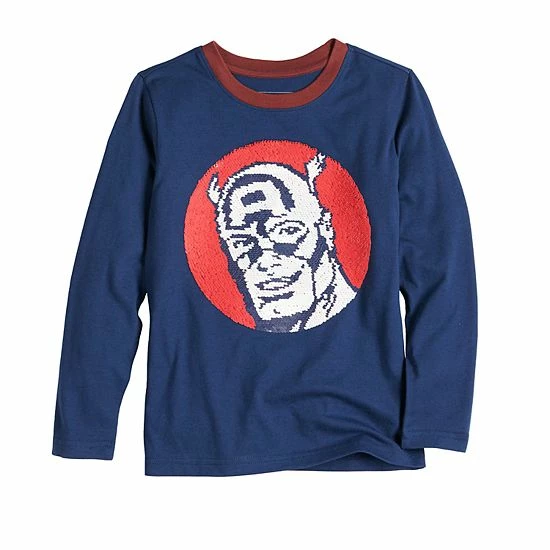 Boys 4-12 Sonoma Goods For Life® Captain America Graphic Tee 3 Boys 4-12 Sonoma Goods For Life® Captain America Graphic Tee