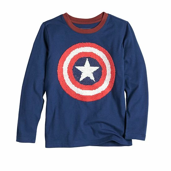 Boys 4-12 Sonoma Goods For Life® Captain America Graphic Tee 4 Boys 4-12 Sonoma Goods For Life® Captain America Graphic Tee - Image 2