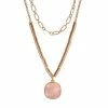 Sonoma Goods For Life® Gold Tone Rose Quartz Pendant Layered Necklace -Sonoma Goods For Life shop unnamed file 12579