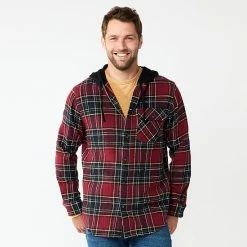 Men's Sonoma Goods For Life® Hooded Flannel Button-Down Shirt Pink Plaid 12 Men's Sonoma Goods For Life® Hooded Flannel Button-Down Shirt Pink Plaid -Sonoma Goods For Life shop unnamed file 1258