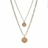 Sonoma Goods For Life® 2 Row Double Pendant Nickel Free Chain Necklace