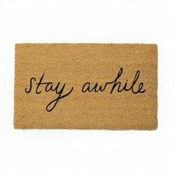 Sonoma Goods For Life® Stay Awhile 18'' X 30'' Coir Doormat