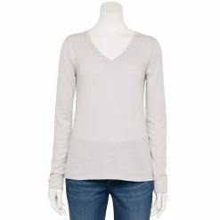 Women's Sonoma Goods For Life® Everyday V-Neck Long Sleeve Tee Black Scatter Floral 30 Women's Sonoma Goods For Life® Everyday V-Neck Long Sleeve Tee Black Scatter Floral -Sonoma Goods For Life shop unnamed file 126