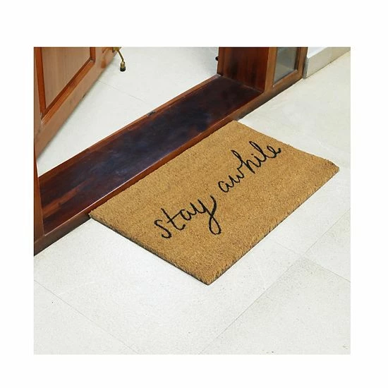 Sonoma Goods For Life® Stay Awhile 18'' X 30'' Coir Doormat 7 Sonoma Goods For Life® Stay Awhile 18'' X 30'' Coir Doormat - Image 5