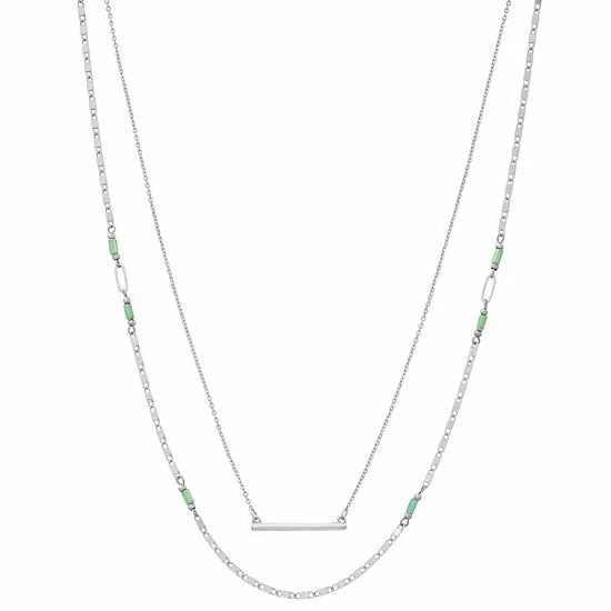 Sonoma Goods For Life® Recycled Layered Station Necklace Gold Tone 4 Sonoma Goods For Life® Recycled Layered Station Necklace Gold Tone - Image 2