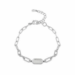 Sonoma Goods For Life® Silver Tone Textured Plate Nickel Free Bracelet