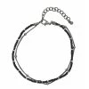 Sonoma Goods For Life® Hematite-Tone Two-Row Chain & Jet Beaded Anklet -Sonoma Goods For Life shop unnamed file 12627