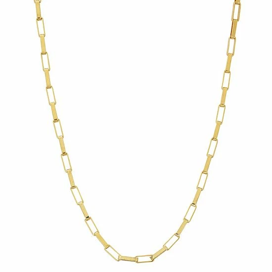 Sonoma Goods For Life® Rectangle Link Nickel Free Necklace 3 Sonoma Goods For Life® Rectangle Link Nickel Free Necklace