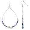 Sonoma Goods For Life® Blue Beads & Casted Accent Teardrop Earrings -Sonoma Goods For Life shop unnamed file 12641