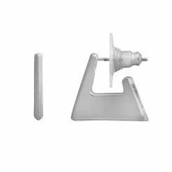 Sonoma Goods For Life® Silver Tone Triangle Nickel Free Hoop Earrings