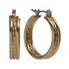 Sonoma Goods For Life™ Twist Triple-Hoop Earrings Gold Tone