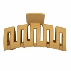 Sonoma Goods For Life® Tan Rubberized Geometric Cutout Claw Clip