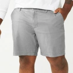 Big & Tall Sonoma Goods For Life® Regular-Fit Flex Flat-Front Shorts Light Khaki -Sonoma Goods For Life shop unnamed file 12782
