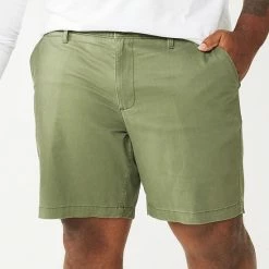 Big & Tall Sonoma Goods For Life® Regular-Fit Flex Flat-Front Shorts Light Khaki -Sonoma Goods For Life shop unnamed file 12783