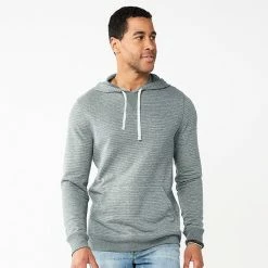 Men's Sonoma Goods For Life® Double-Knit Hoodie Teal Stripe -Sonoma Goods For Life shop unnamed file 1284