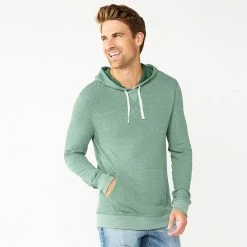 Men's Sonoma Goods For Life® Double-Knit Hoodie Teal Stripe -Sonoma Goods For Life shop unnamed file 1285